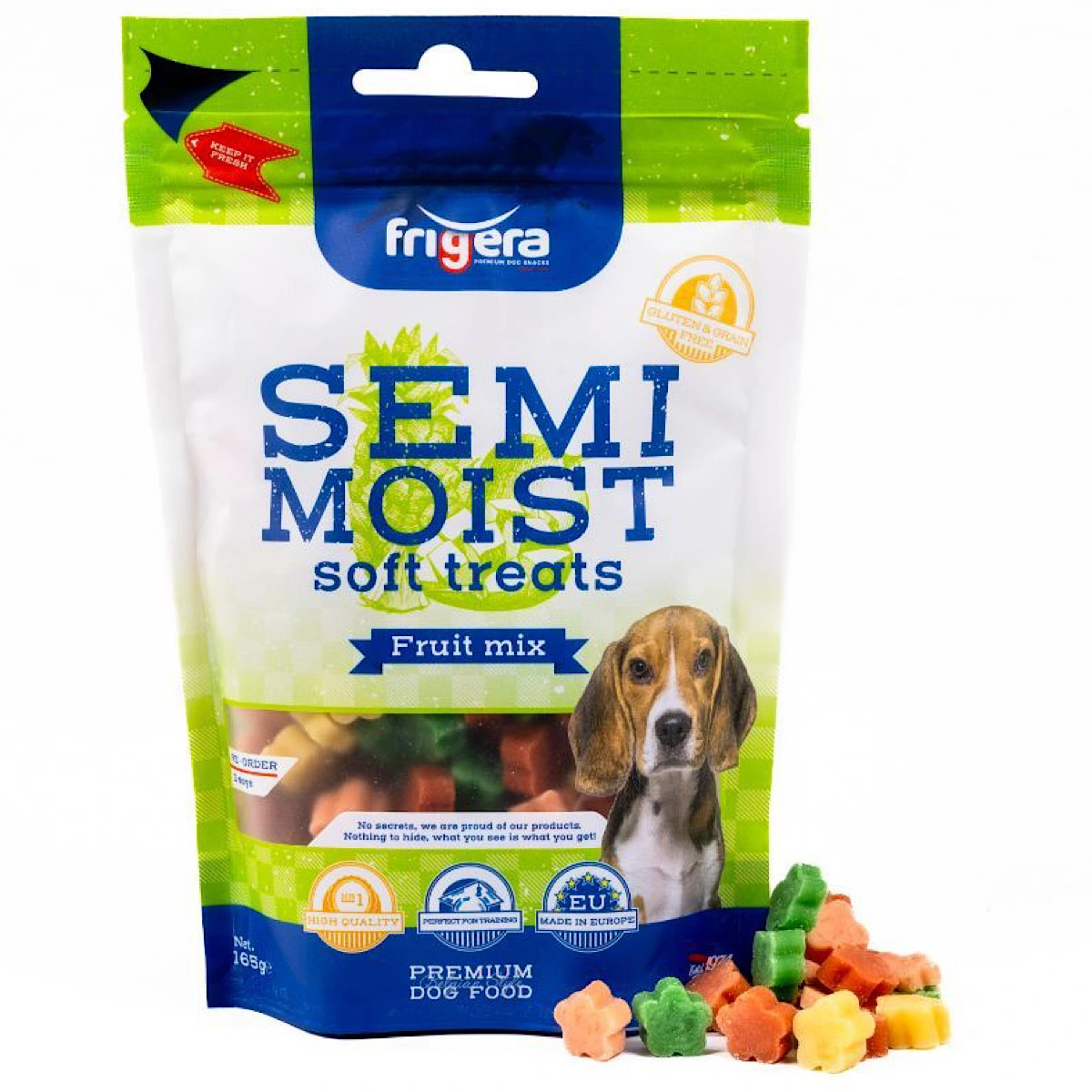 Semi-Moist Soft Glutenfri Frugt Mix 165 g - bløde hundesnacks